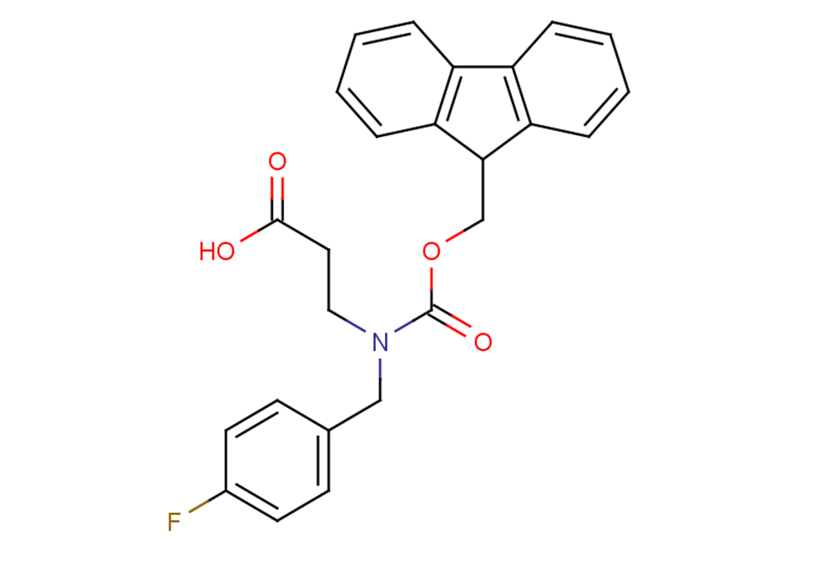 3-{[(9H-fluoren-9-ylmethoxy)carbonyl][(4-fluorophenyl)methyl]amino}propanoic acid