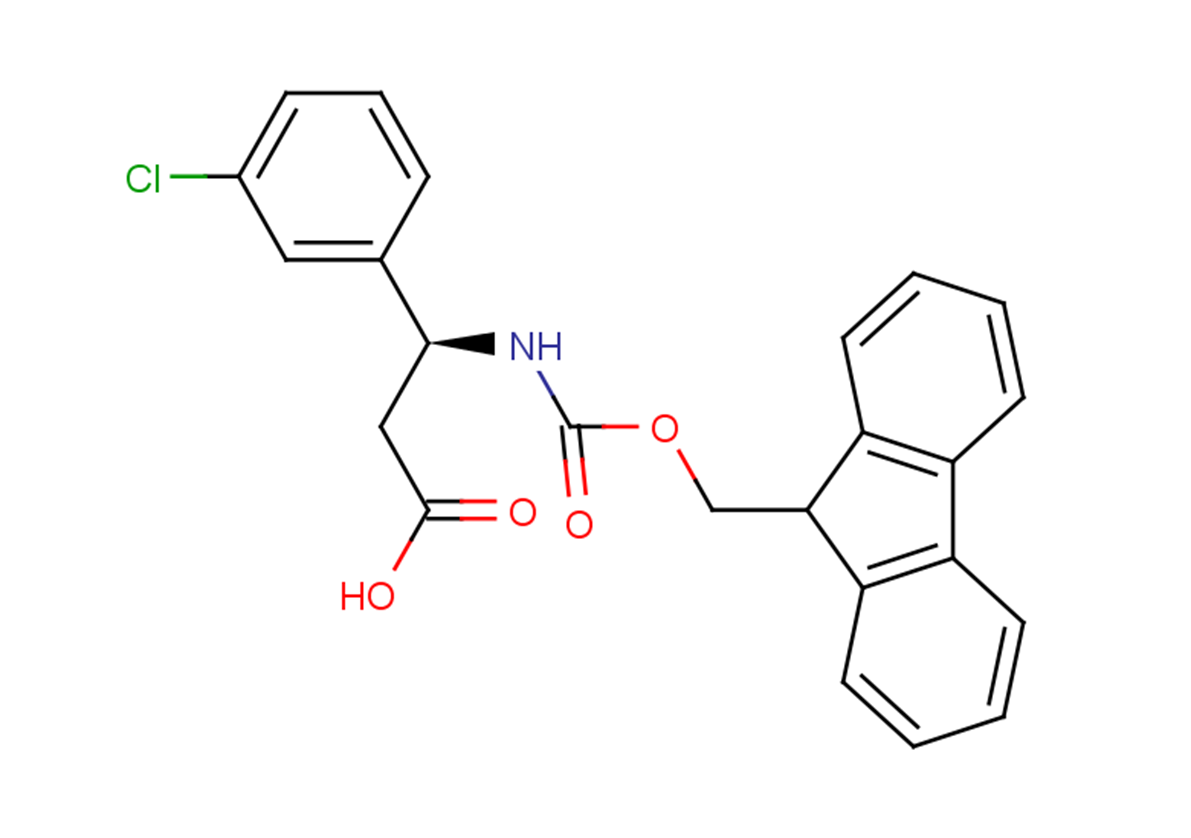 (3S)-3-(3-chlorophenyl)-3-{[(9H-fluoren-9-ylmethoxy)carbonyl]amino}propanoic acid