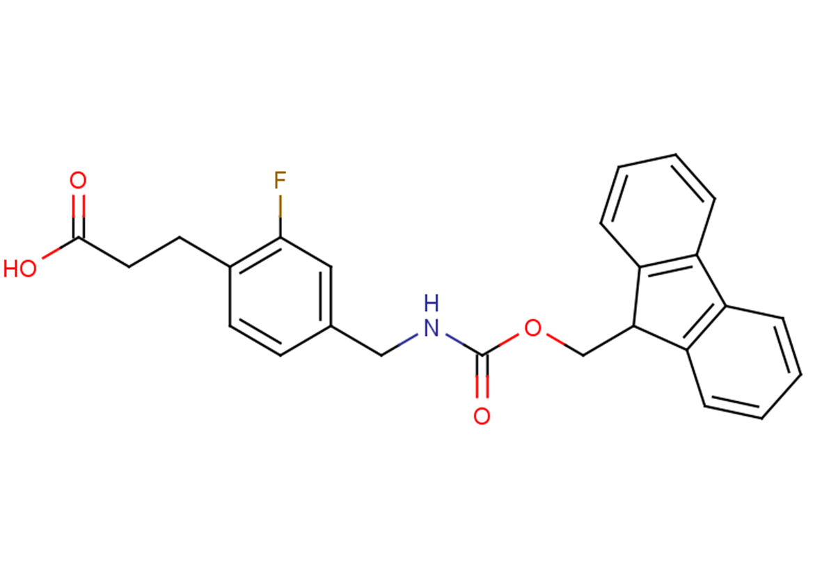 3-[4-({[(9H-fluoren-9-ylmethoxy)carbonyl]amino}methyl)-2-fluorophenyl]propanoic acid