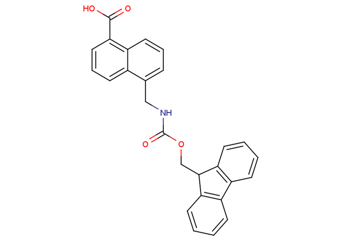 5-({[(9H-fluoren-9-ylmethoxy)carbonyl]amino}methyl)naphthalene-1-carboxylic acid