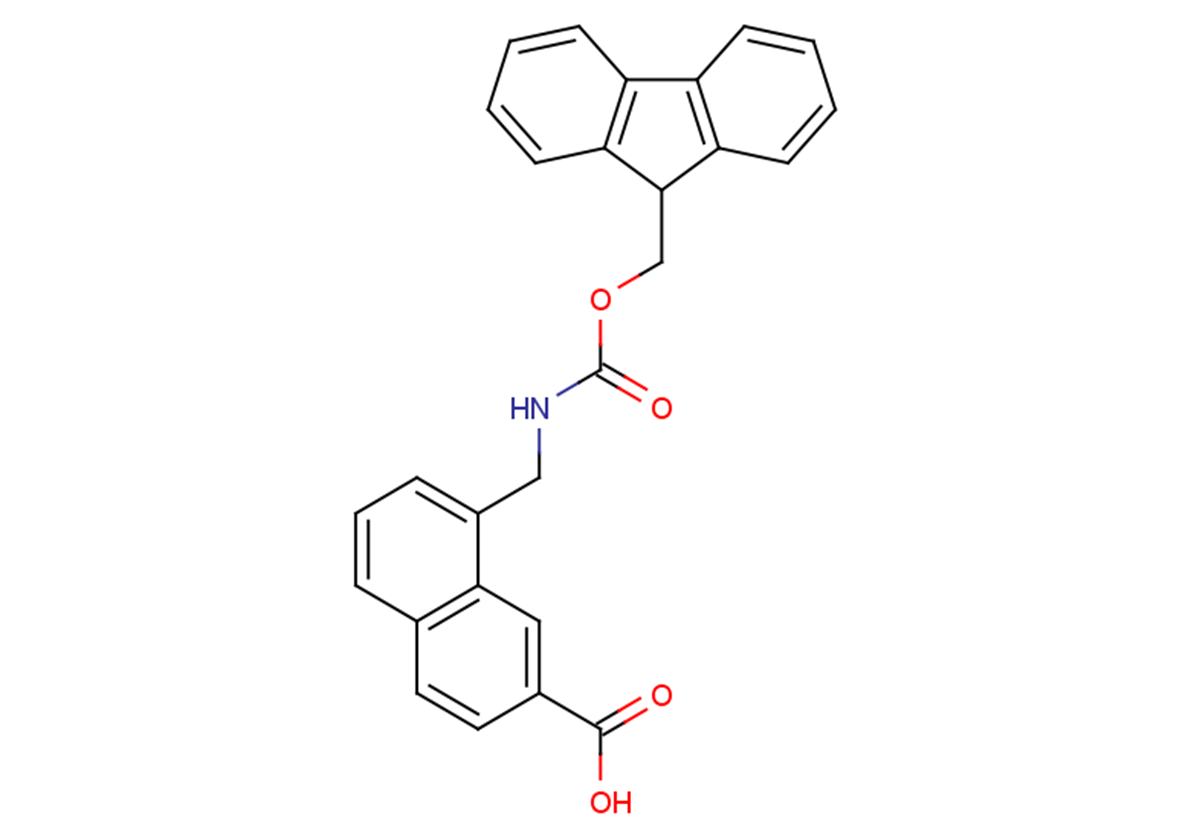 8-({[(9H-fluoren-9-ylmethoxy)carbonyl]amino}methyl)naphthalene-2-carboxylic acid