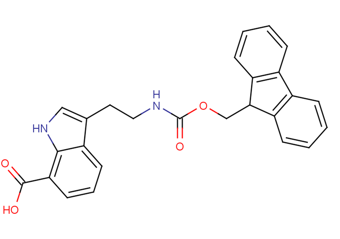 3-(2-{[(9H-fluoren-9-ylmethoxy)carbonyl]amino}ethyl)-1H-indole-7-carboxylic acid