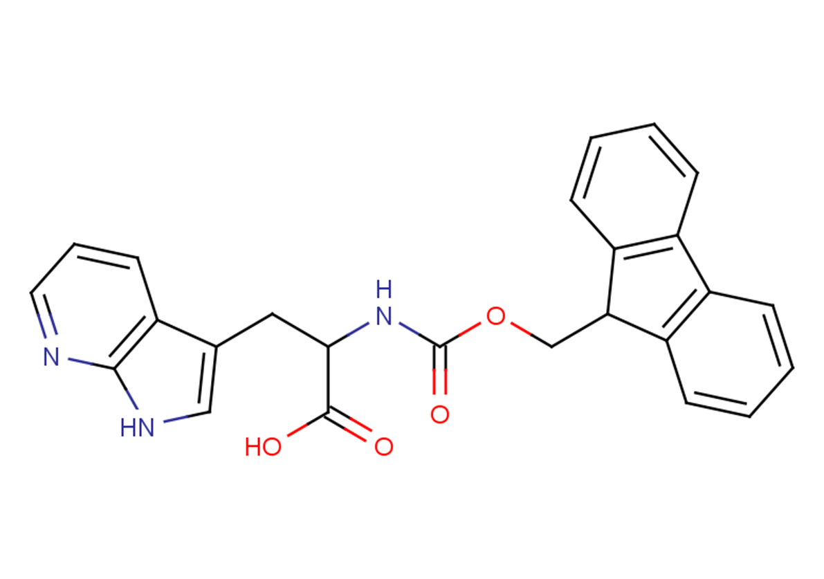 2-{[(9H-fluoren-9-ylmethoxy)carbonyl]amino}-3-{1H-pyrrolo[2,3-b]pyridin-3-yl}propanoic acid