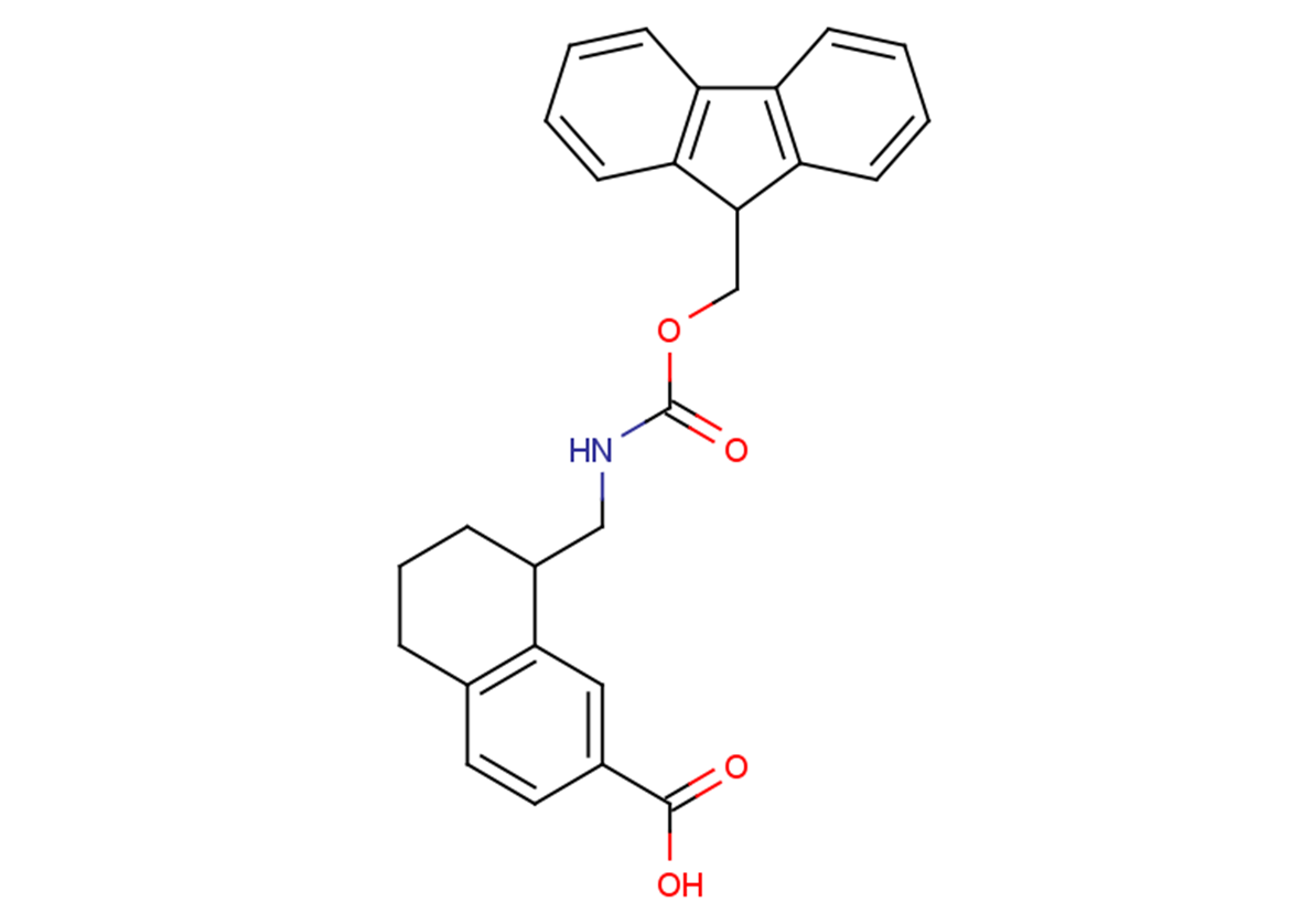 8-({[(9H-fluoren-9-ylmethoxy)carbonyl]amino}methyl)-5,6,7,8-tetrahydronaphthalene-2-carboxylic acid