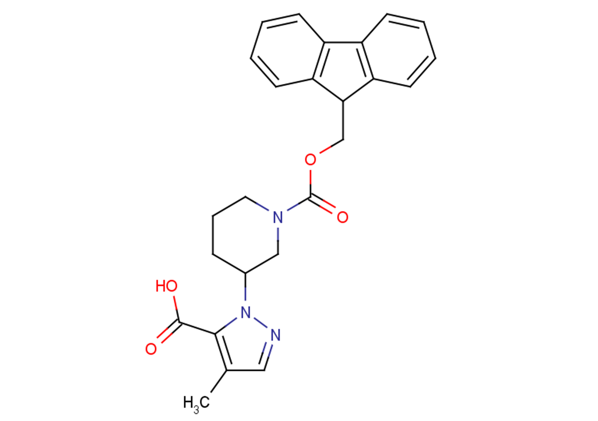 1-{1-[(9H-fluoren-9-ylmethoxy)carbonyl]piperidin-3-yl}-4-methyl-1H-pyrazole-5-carboxylic acid