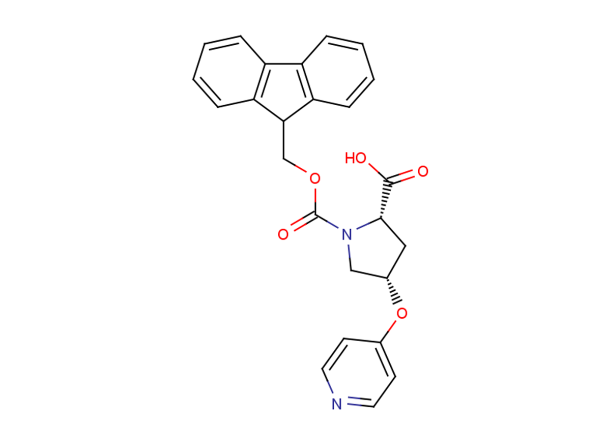 (2S,4S)-1-[(9H-fluoren-9-ylmethoxy)carbonyl]-4-(pyridin-4-yloxy)pyrrolidine-2-carboxylic acid