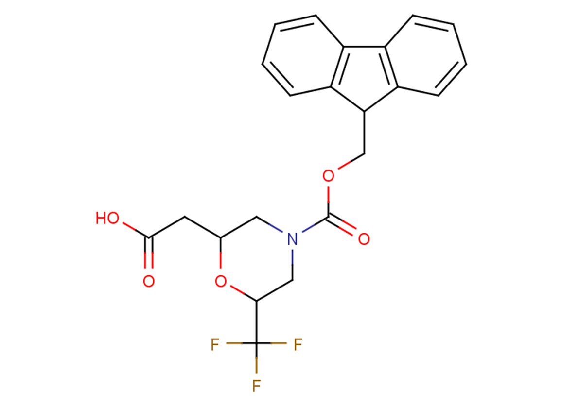 2-{4-[(9H-fluoren-9-ylmethoxy)carbonyl]-6-(trifluoromethyl)morpholin-2-yl}acetic acid