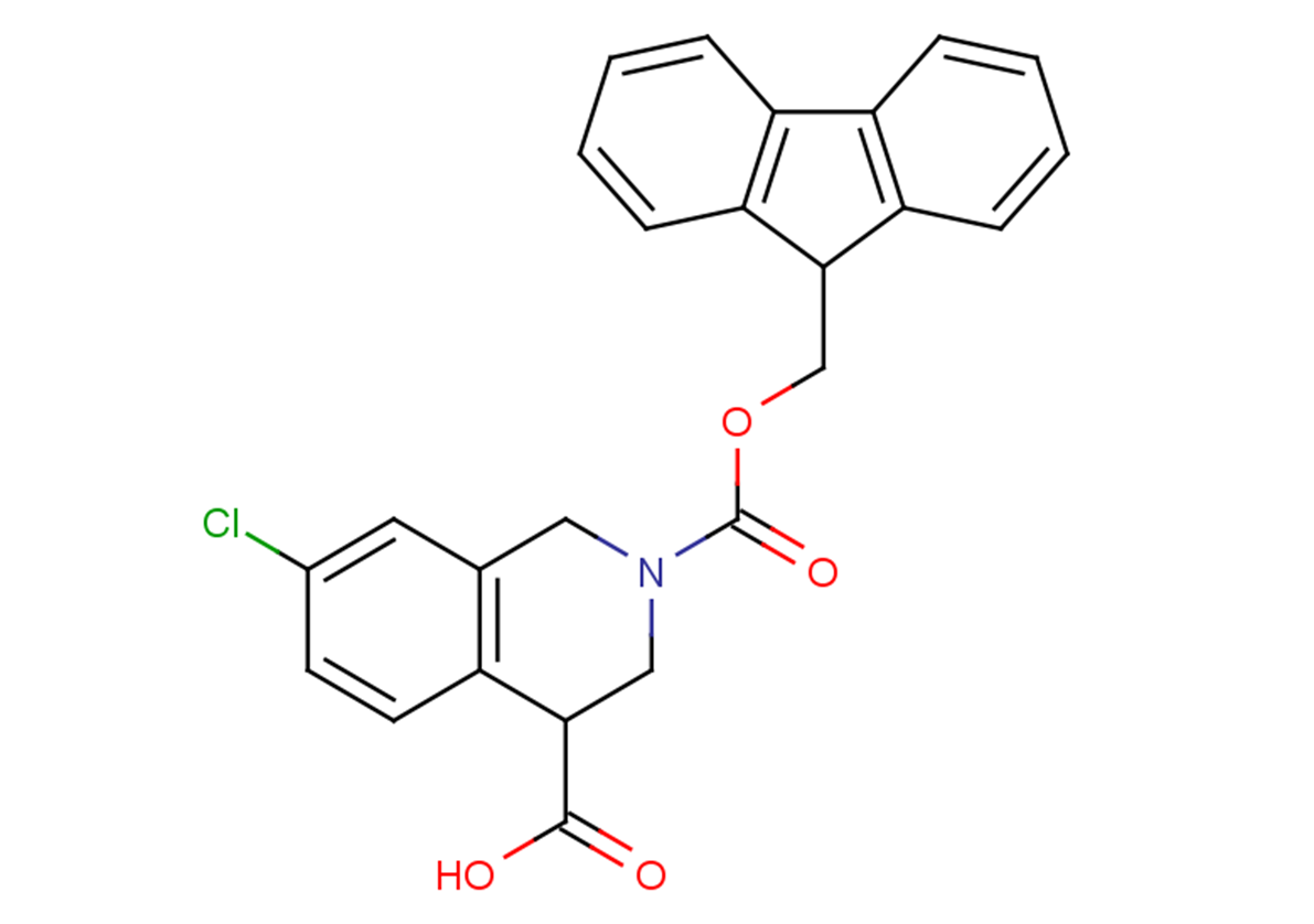 7-chloro-2-[(9H-fluoren-9-ylmethoxy)carbonyl]-1,2,3,4-tetrahydroisoquinoline-4-carboxylic acid