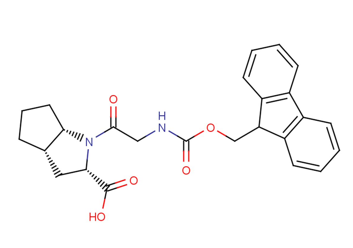 (2S,3aS,6aS)-1-(2-{[(9H-fluoren-9-ylmethoxy)carbonyl]amino}acetyl)-octahydrocyclopenta[b]pyrrole-2-carboxylic acid