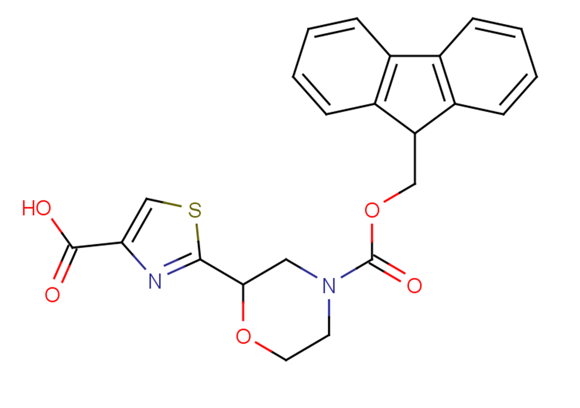 2-{4-[(9H-fluoren-9-ylmethoxy)carbonyl]morpholin-2-yl}-1,3-thiazole-4-carboxylic acid