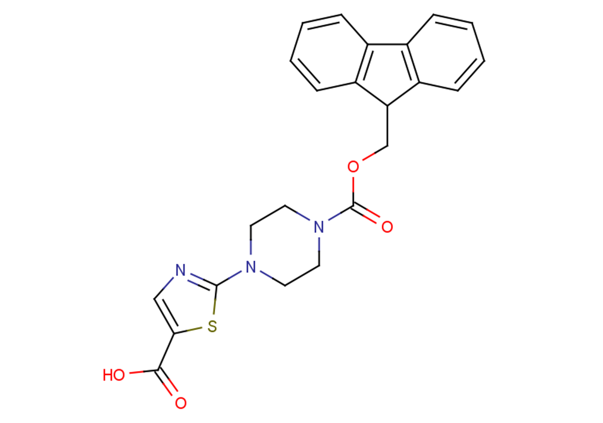 2-{4-[(9H-fluoren-9-ylmethoxy)carbonyl]piperazin-1-yl}-1,3-thiazole-5-carboxylic acid