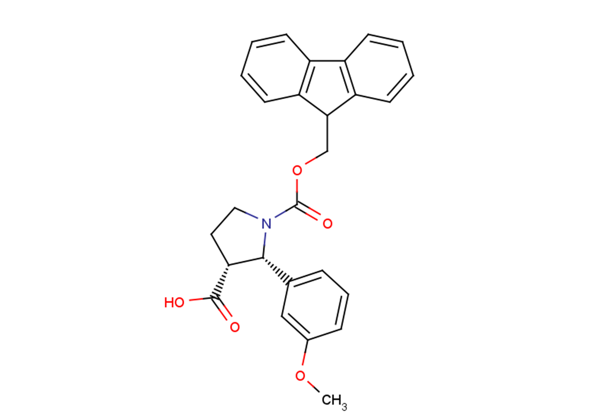 (2S,3R)-1-[(9H-fluoren-9-ylmethoxy)carbonyl]-2-(3-methoxyphenyl)pyrrolidine-3-carboxylic acid