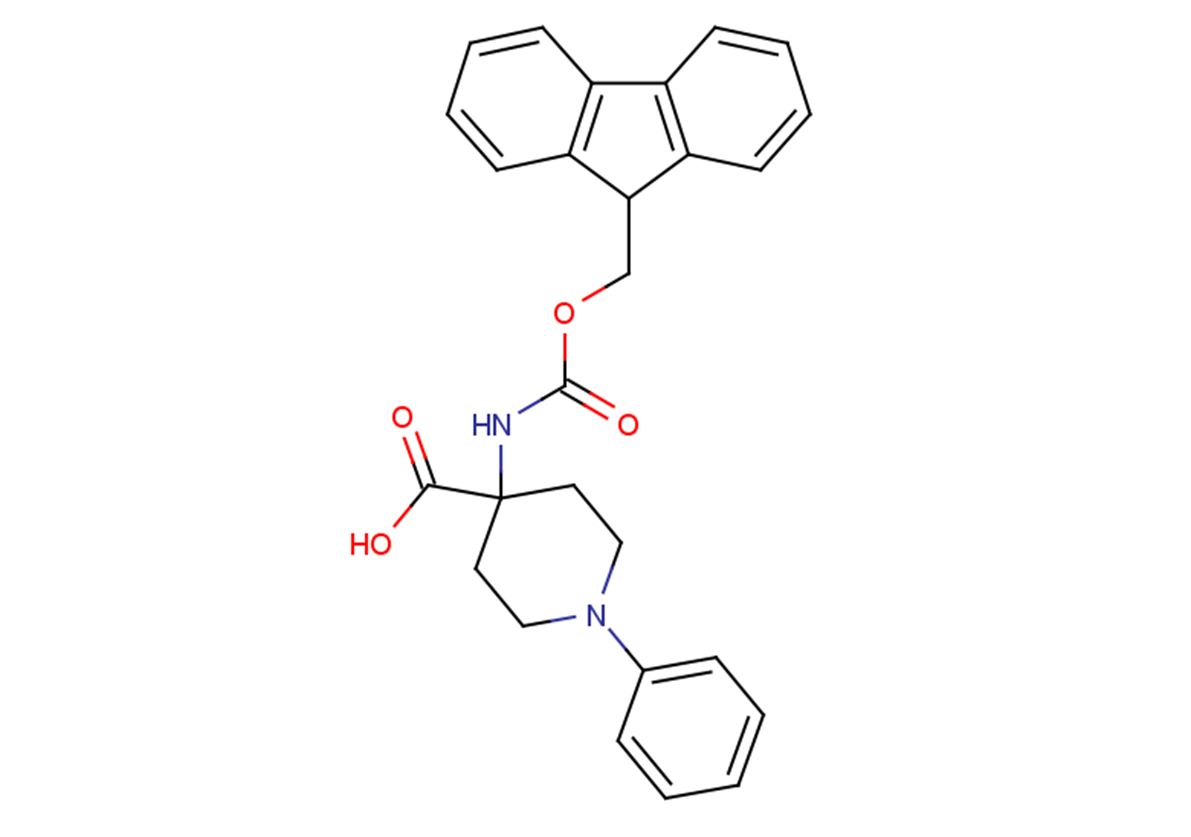 4-{[(9H-fluoren-9-ylmethoxy)carbonyl]amino}-1-phenylpiperidine-4-carboxylic acid
