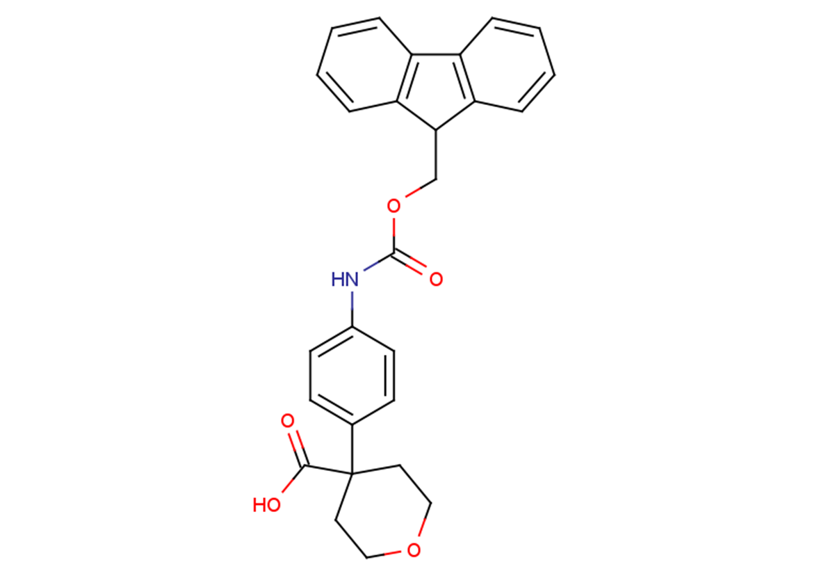 4-(4-{[(9H-fluoren-9-ylmethoxy)carbonyl]amino}phenyl)oxane-4-carboxylic acid