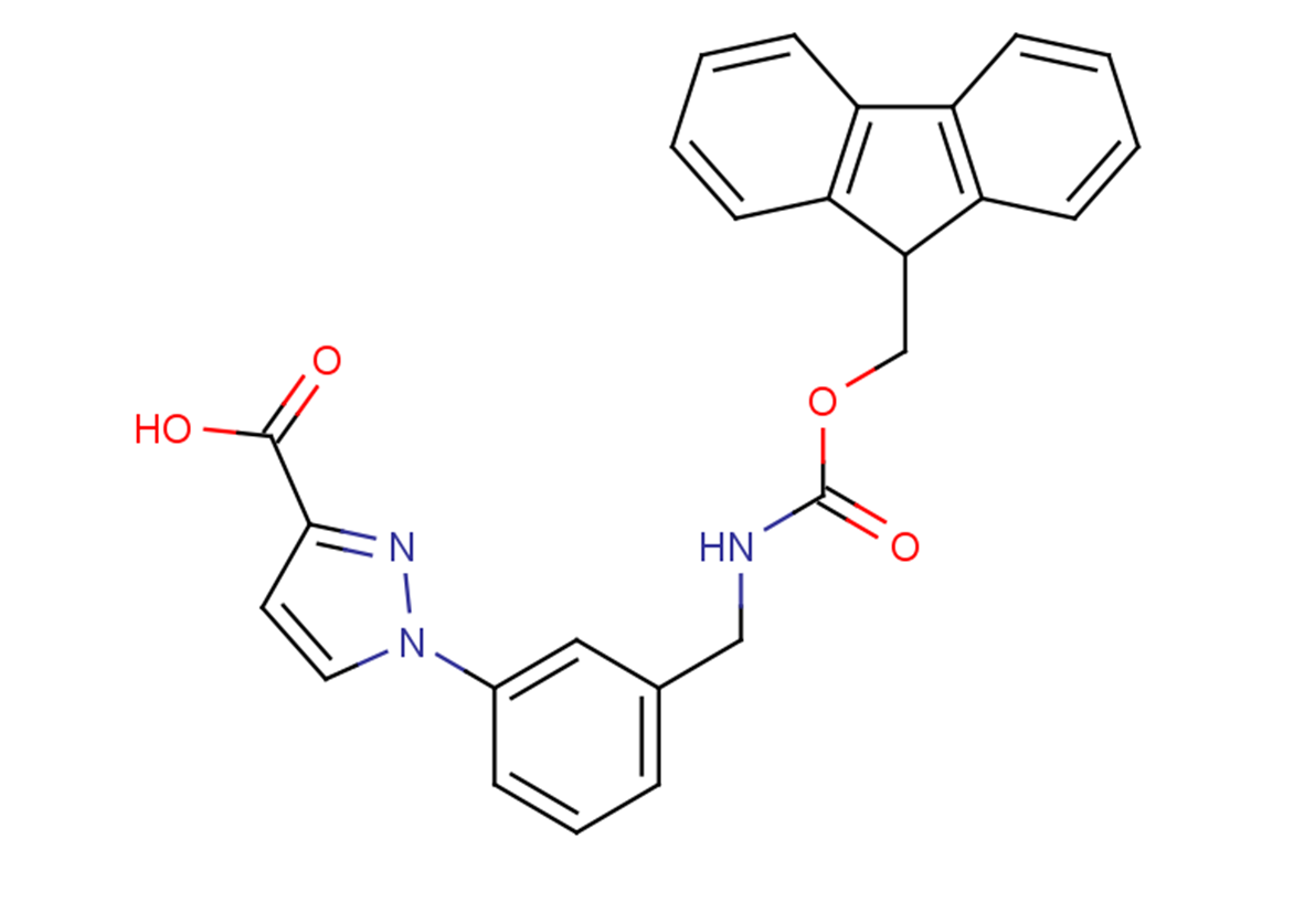 1-[3-({[(9H-fluoren-9-ylmethoxy)carbonyl]amino}methyl)phenyl]-1H-pyrazole-3-carboxylic acid