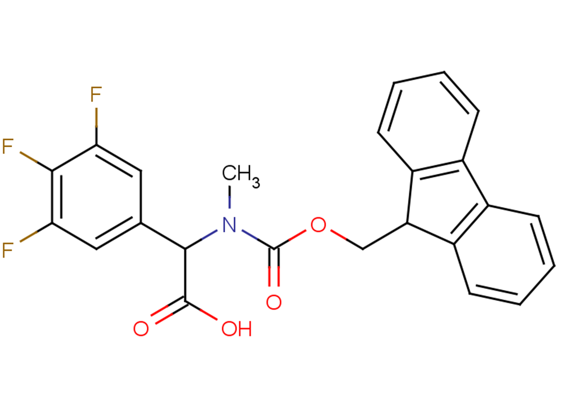 2-{[(9H-fluoren-9-ylmethoxy)carbonyl](methyl)amino}-2-(3,4,5-trifluorophenyl)acetic acid