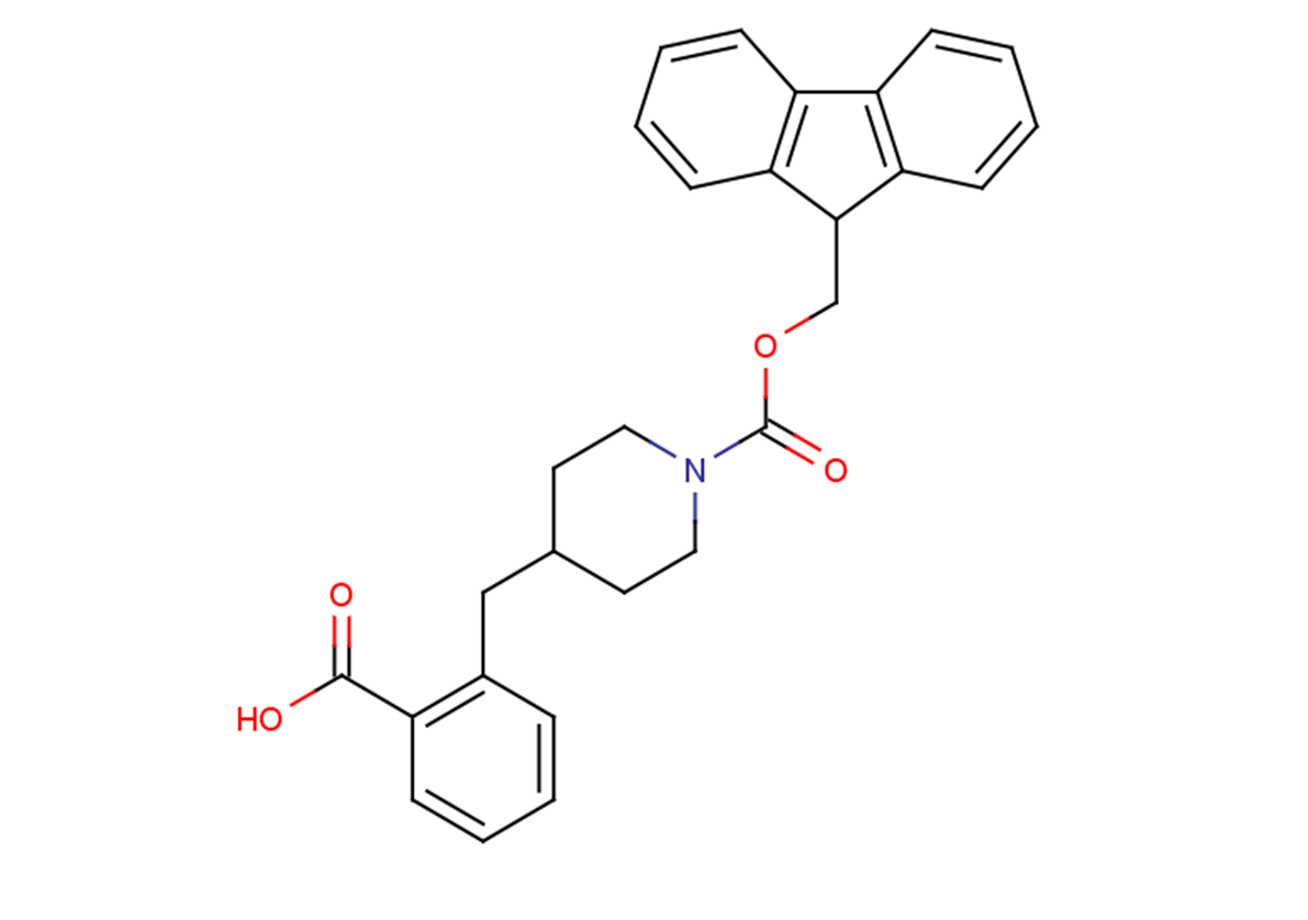 2-({1-[(9H-fluoren-9-ylmethoxy)carbonyl]piperidin-4-yl}methyl)benzoic acid