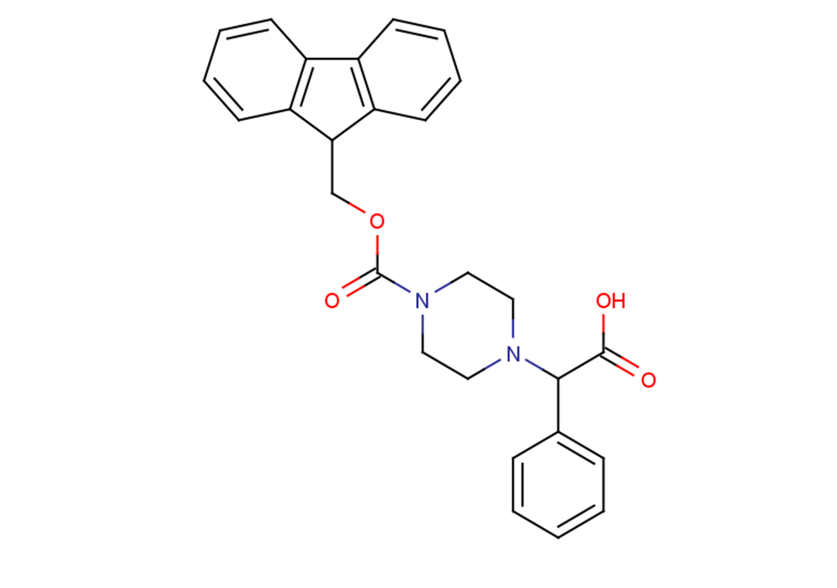 2-{4-[(9H-fluoren-9-ylmethoxy)carbonyl]piperazin-1-yl}-2-phenylacetic acid