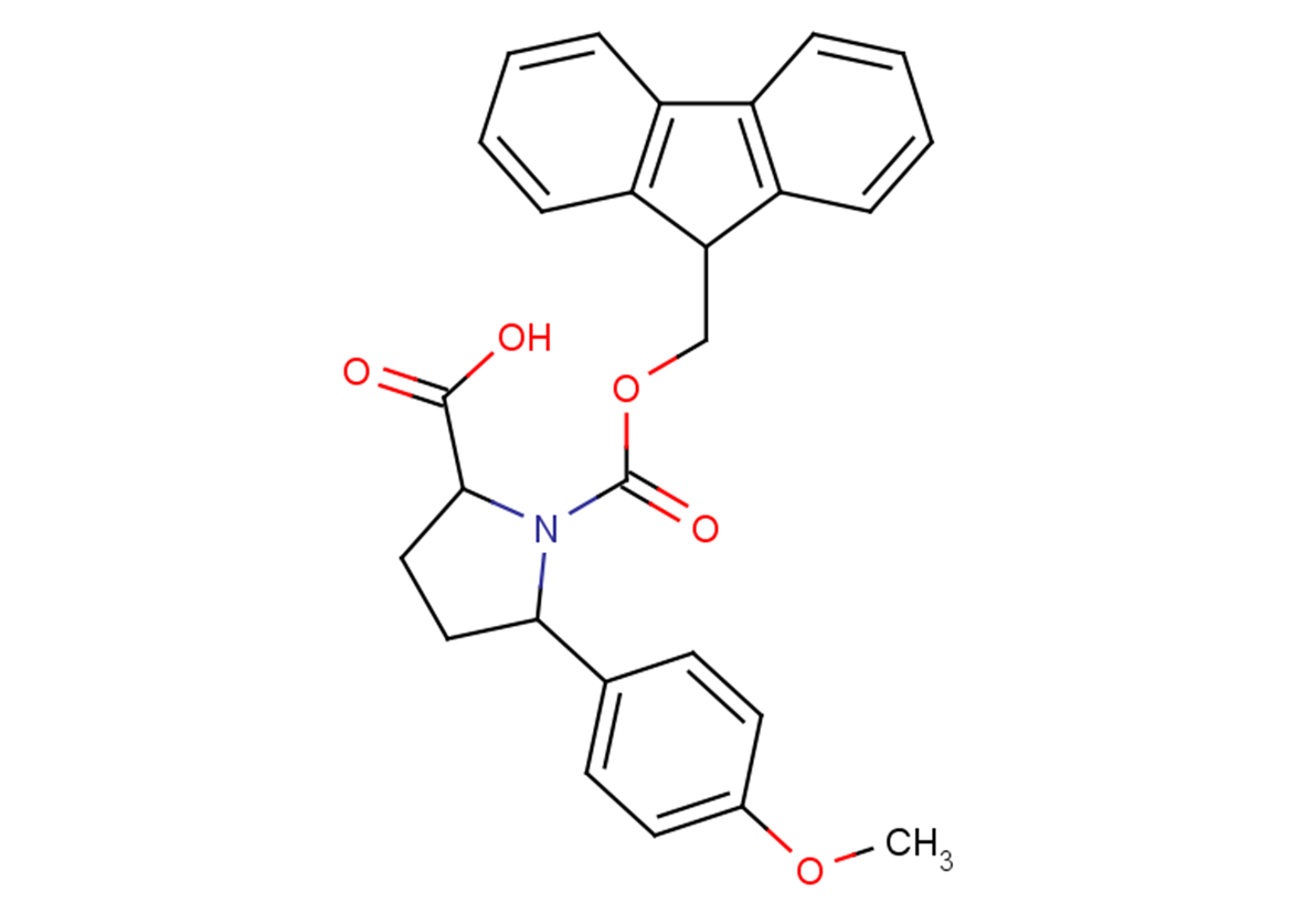 1-[(9H-fluoren-9-ylmethoxy)carbonyl]-5-(4-methoxyphenyl)pyrrolidine-2-carboxylic acid