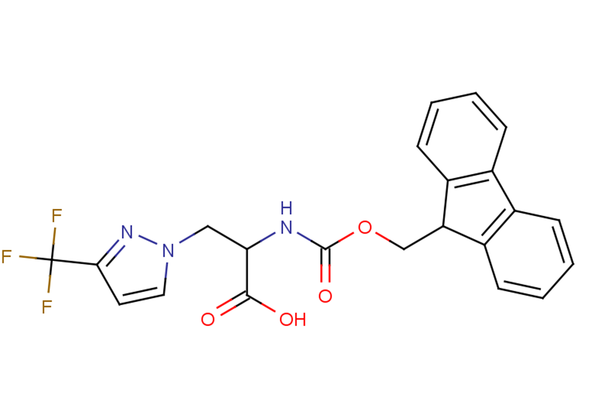 2-{[(9H-fluoren-9-ylmethoxy)carbonyl]amino}-3-[3-(trifluoromethyl)-1H-pyrazol-1-yl]propanoic acid