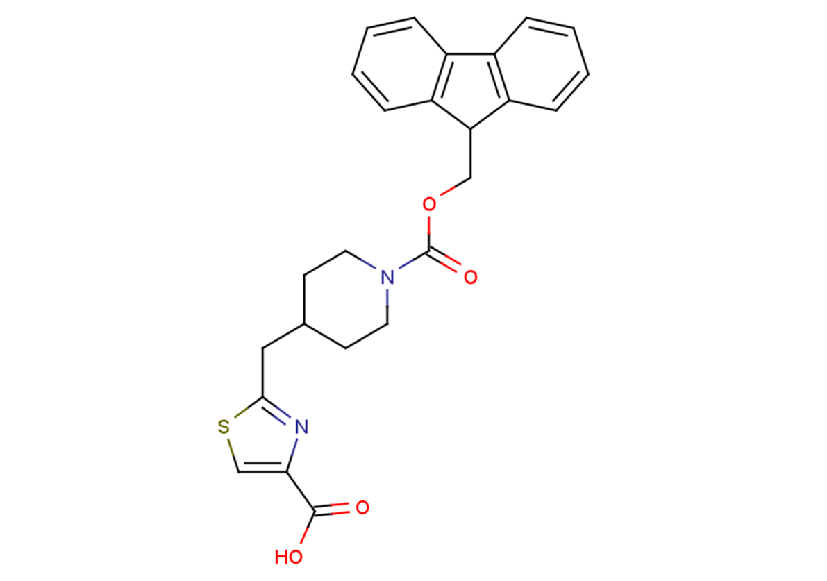 2-({1-[(9H-fluoren-9-ylmethoxy)carbonyl]piperidin-4-yl}methyl)-1,3-thiazole-4-carboxylic acid
