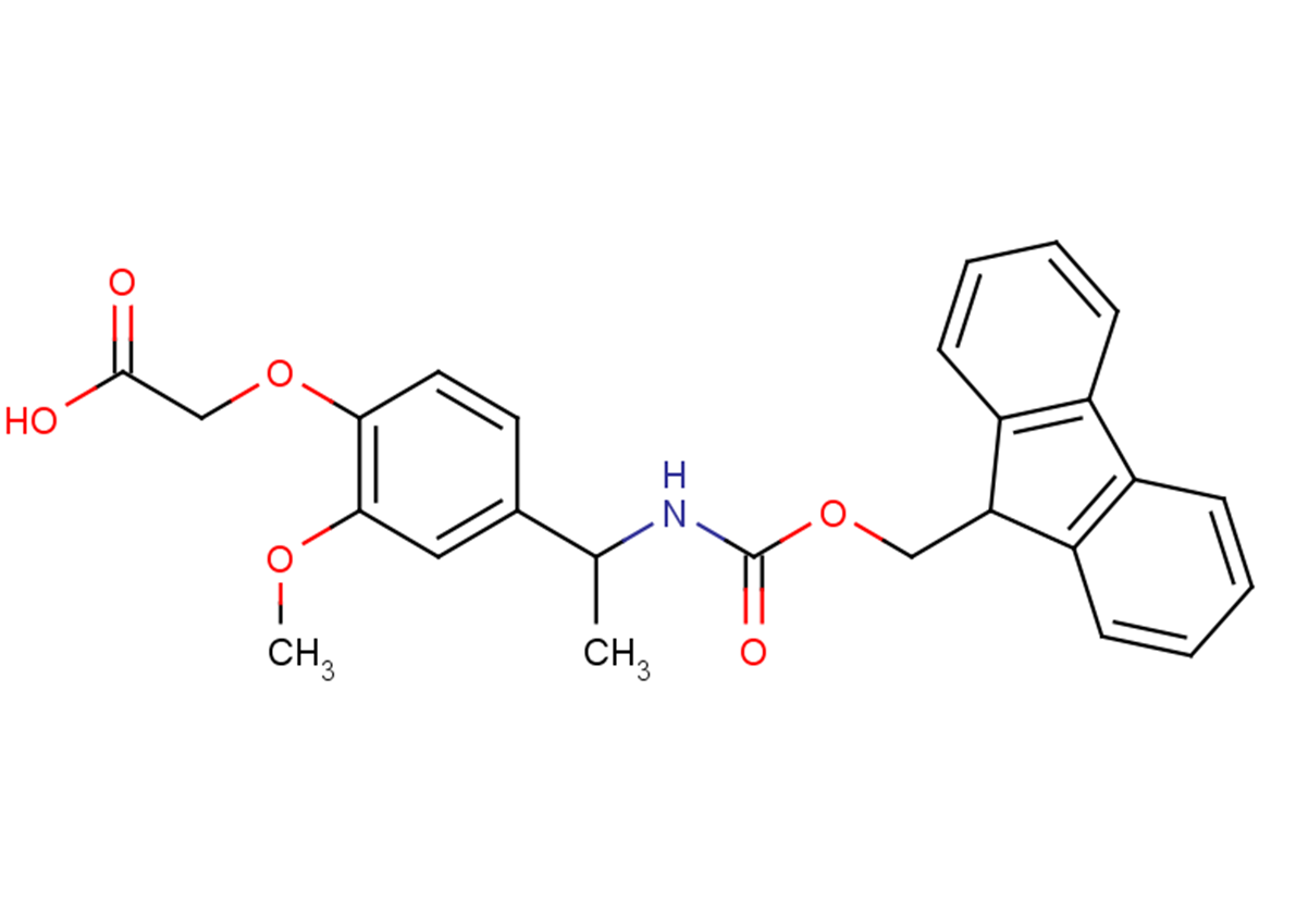 2-[4-(1-{[(9H-fluoren-9-ylmethoxy)carbonyl]amino}ethyl)-2-methoxyphenoxy]acetic acid