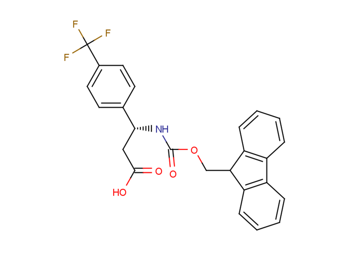 (3R)-3-{[(9H-fluoren-9-ylmethoxy)carbonyl]amino}-3-[4-(trifluoromethyl)phenyl]propanoic acid