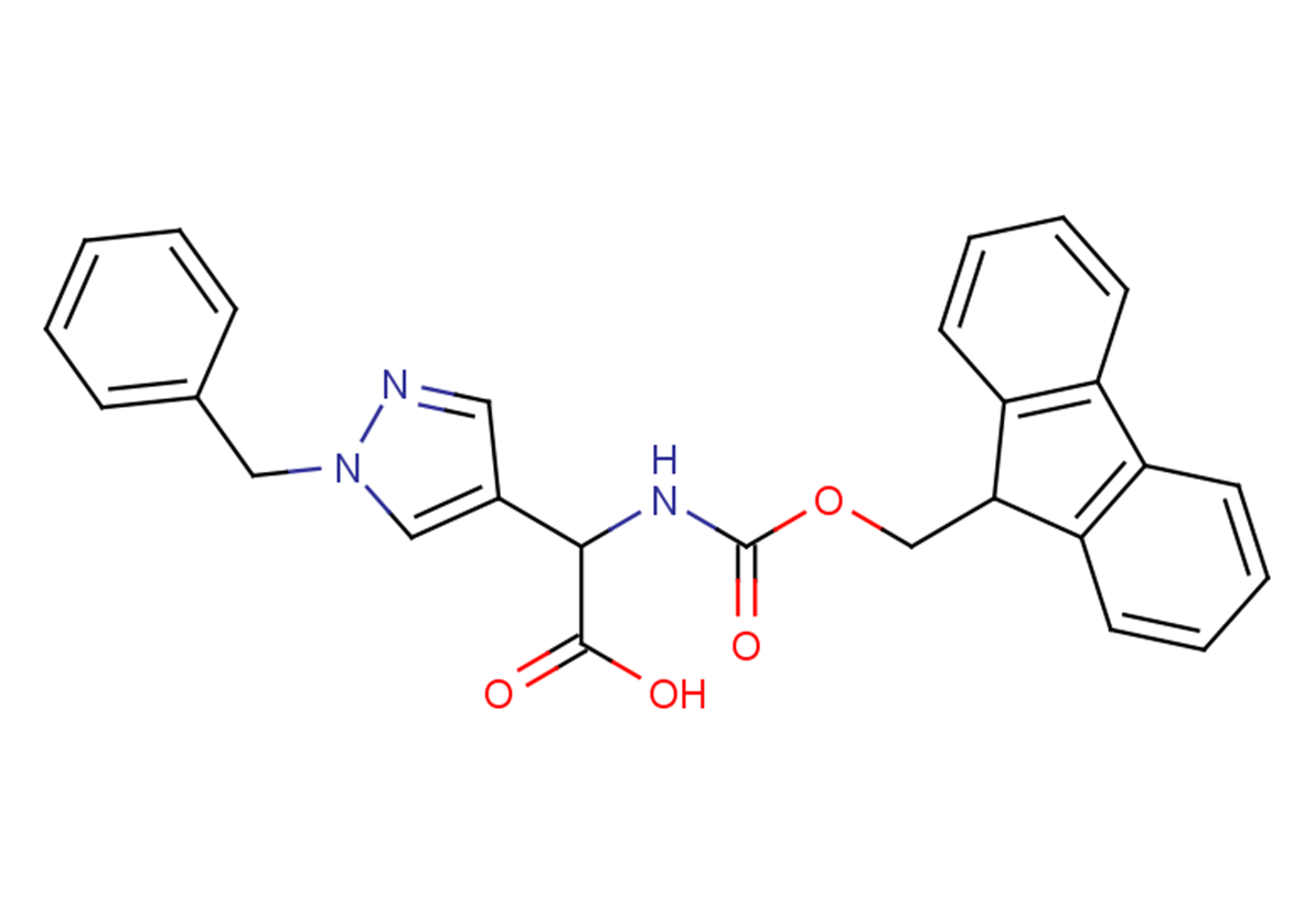 2-(1-benzyl-1H-pyrazol-4-yl)-2-{[(9H-fluoren-9-ylmethoxy)carbonyl]amino}acetic acid