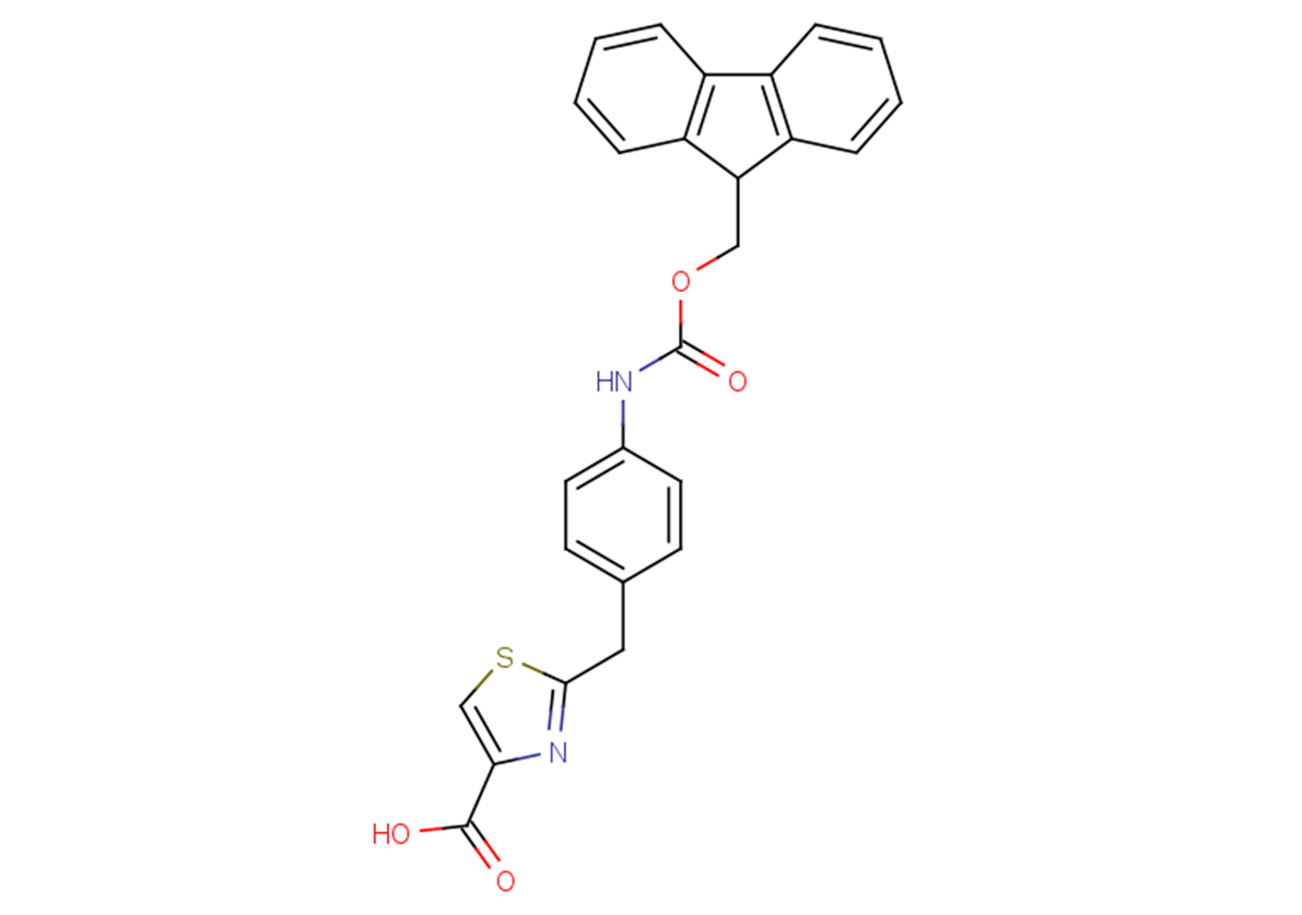 2-[(4-{[(9H-fluoren-9-ylmethoxy)carbonyl]amino}phenyl)methyl]-1,3-thiazole-4-carboxylic acid
