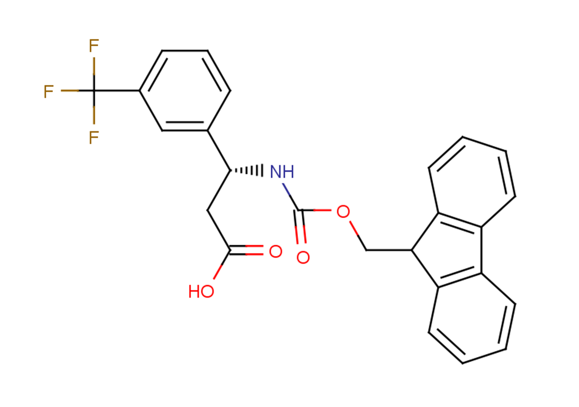 (3R)-3-{[(9H-fluoren-9-ylmethoxy)carbonyl]amino}-3-[3-(trifluoromethyl)phenyl]propanoic acid