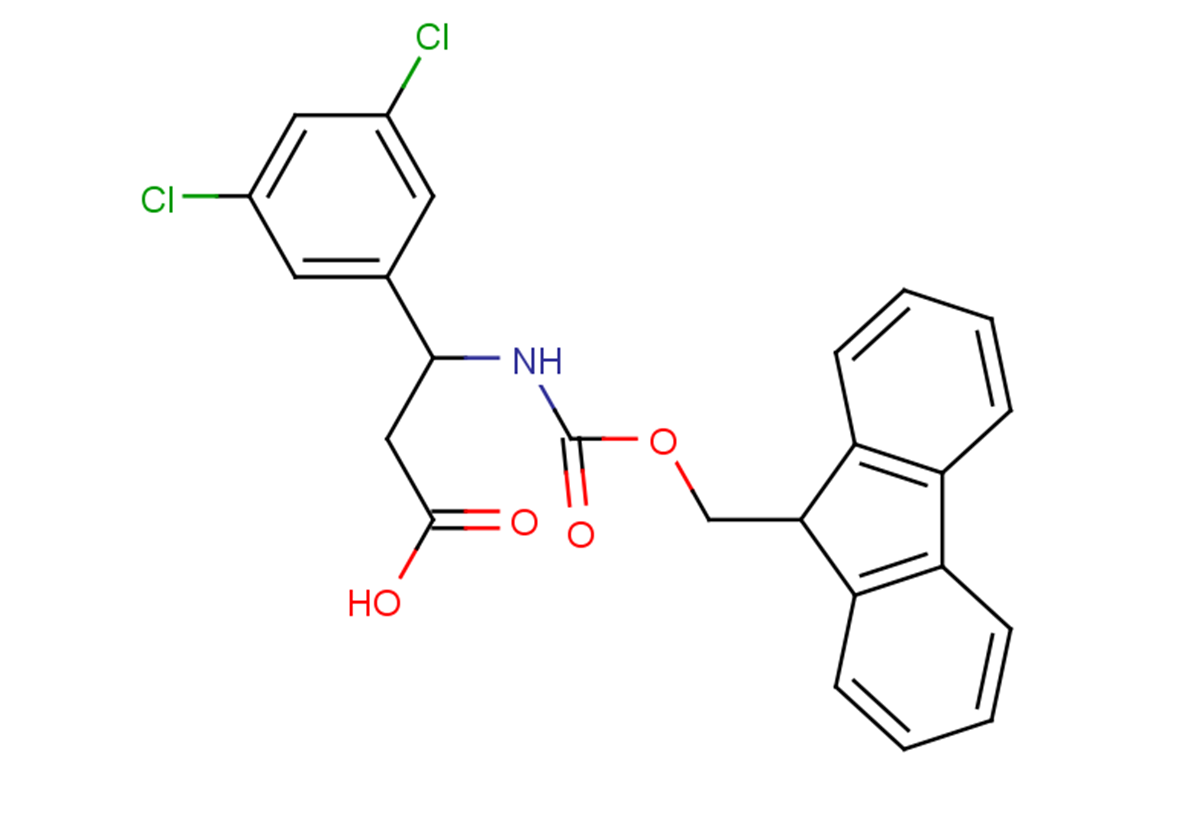 3-(3,5-dichlorophenyl)-3-{[(9H-fluoren-9-ylmethoxy)carbonyl]amino}propanoic acid