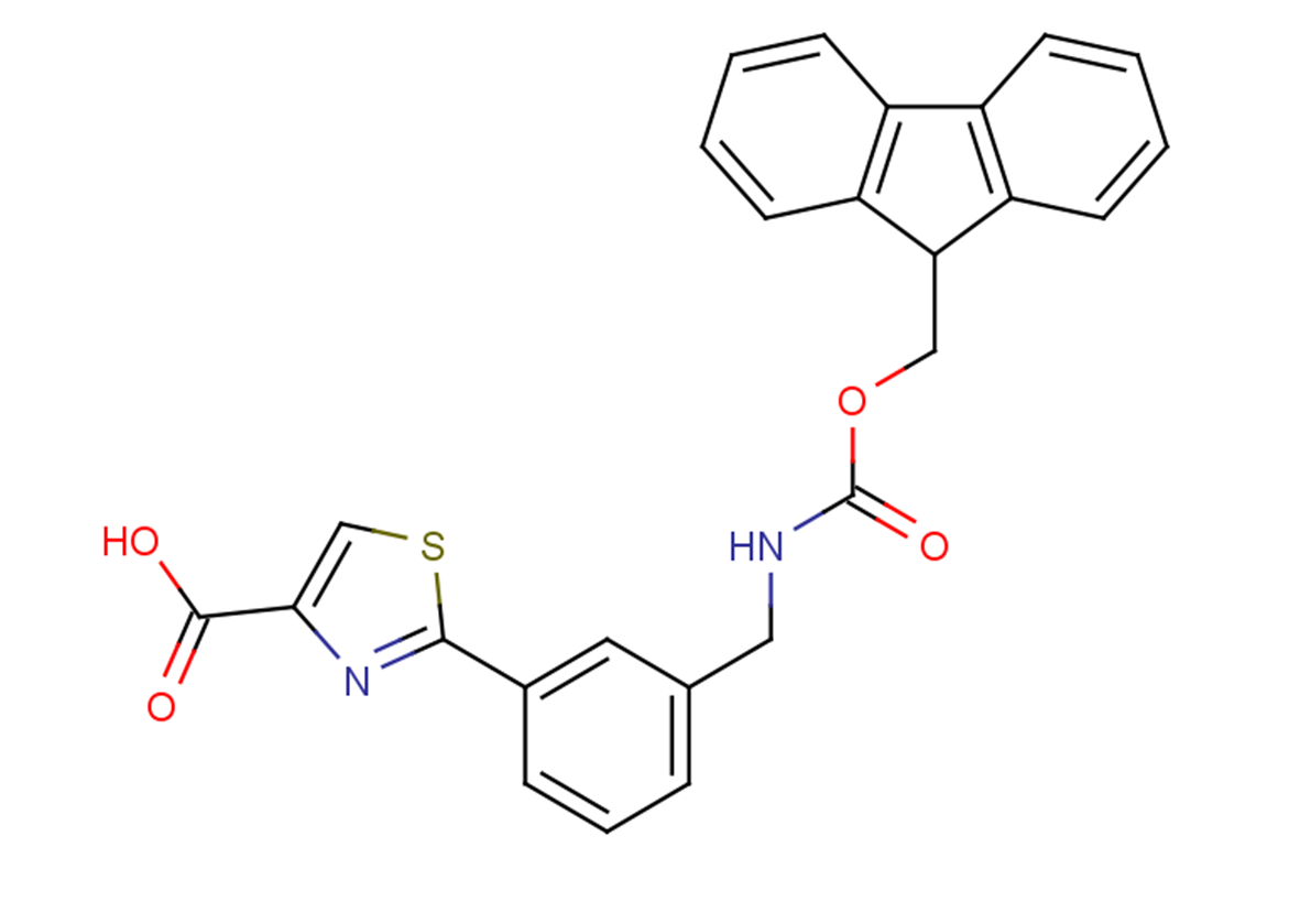 2-[3-({[(9H-fluoren-9-ylmethoxy)carbonyl]amino}methyl)phenyl]-1,3-thiazole-4-carboxylic acid