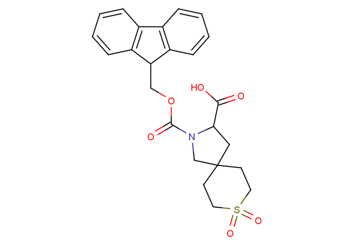 2-[(9H-fluoren-9-ylmethoxy)carbonyl]-8,8-dioxo-8$l^{6}-thia-2-azaspiro[4.5]decane-3-carboxylic acid