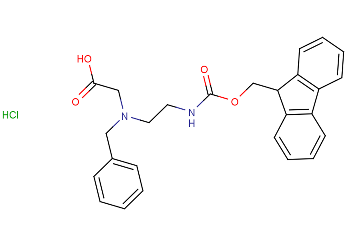 2-[benzyl(2-{[(9H-fluoren-9-ylmethoxy)carbonyl]amino}ethyl)amino]acetic acid hydrochloride