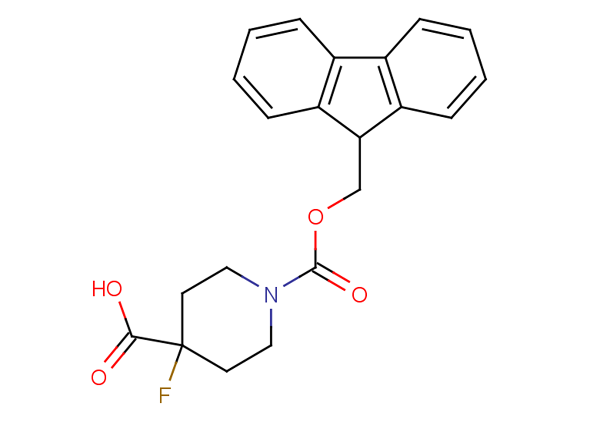 1-[(9H-fluoren-9-ylmethoxy)carbonyl]-4-fluoropiperidine-4-carboxylic acid