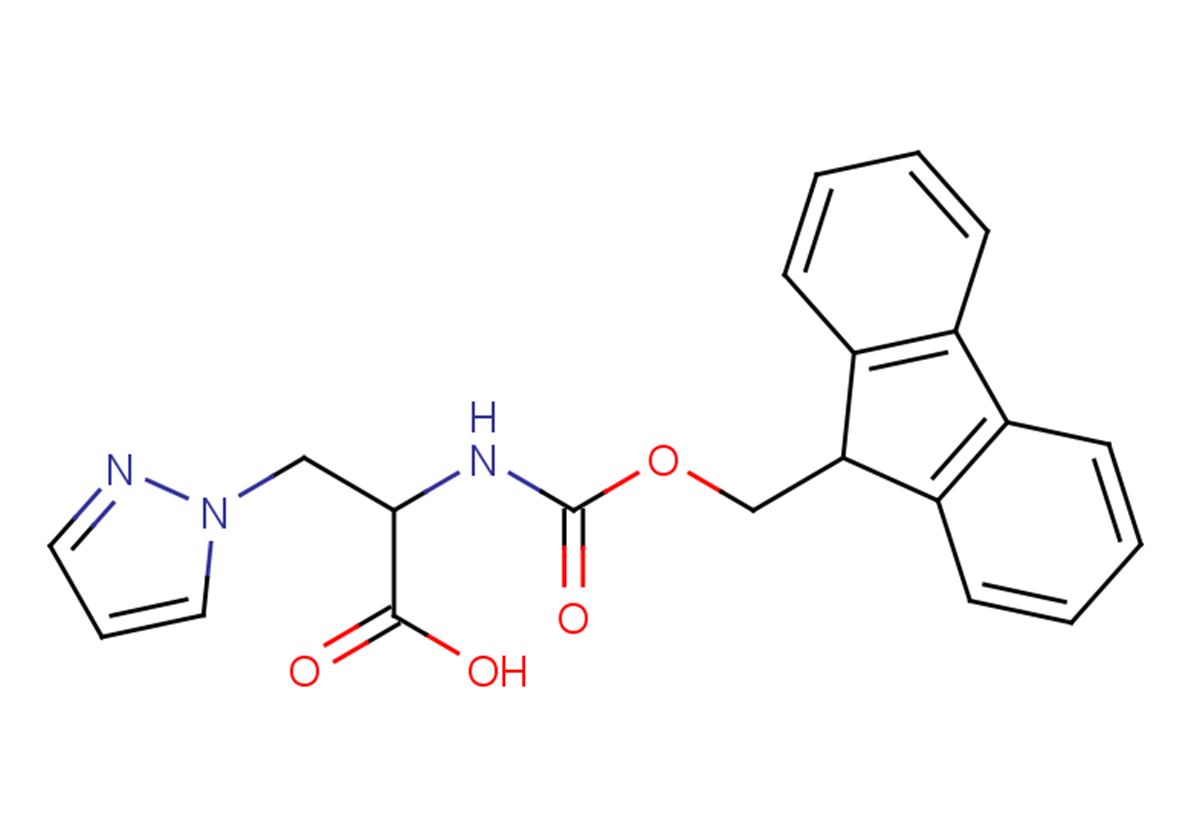 2-{[(9H-fluoren-9-ylmethoxy)carbonyl]amino}-3-(1H-pyrazol-1-yl)propanoic acid