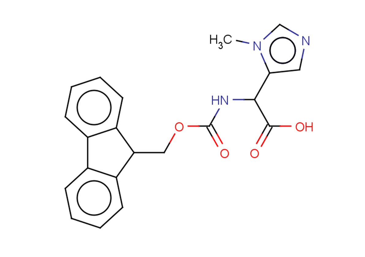 2-{[(9H-fluoren-9-ylmethoxy)carbonyl]amino}-2-(1-methyl-1H-imidazol-5-yl)acetic acid