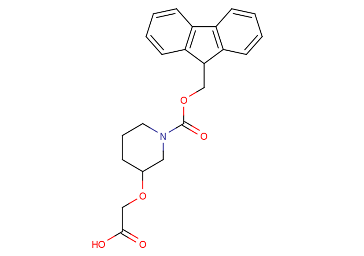 2-({1-[(9H-fluoren-9-ylmethoxy)carbonyl]piperidin-3-yl}oxy)acetic acid