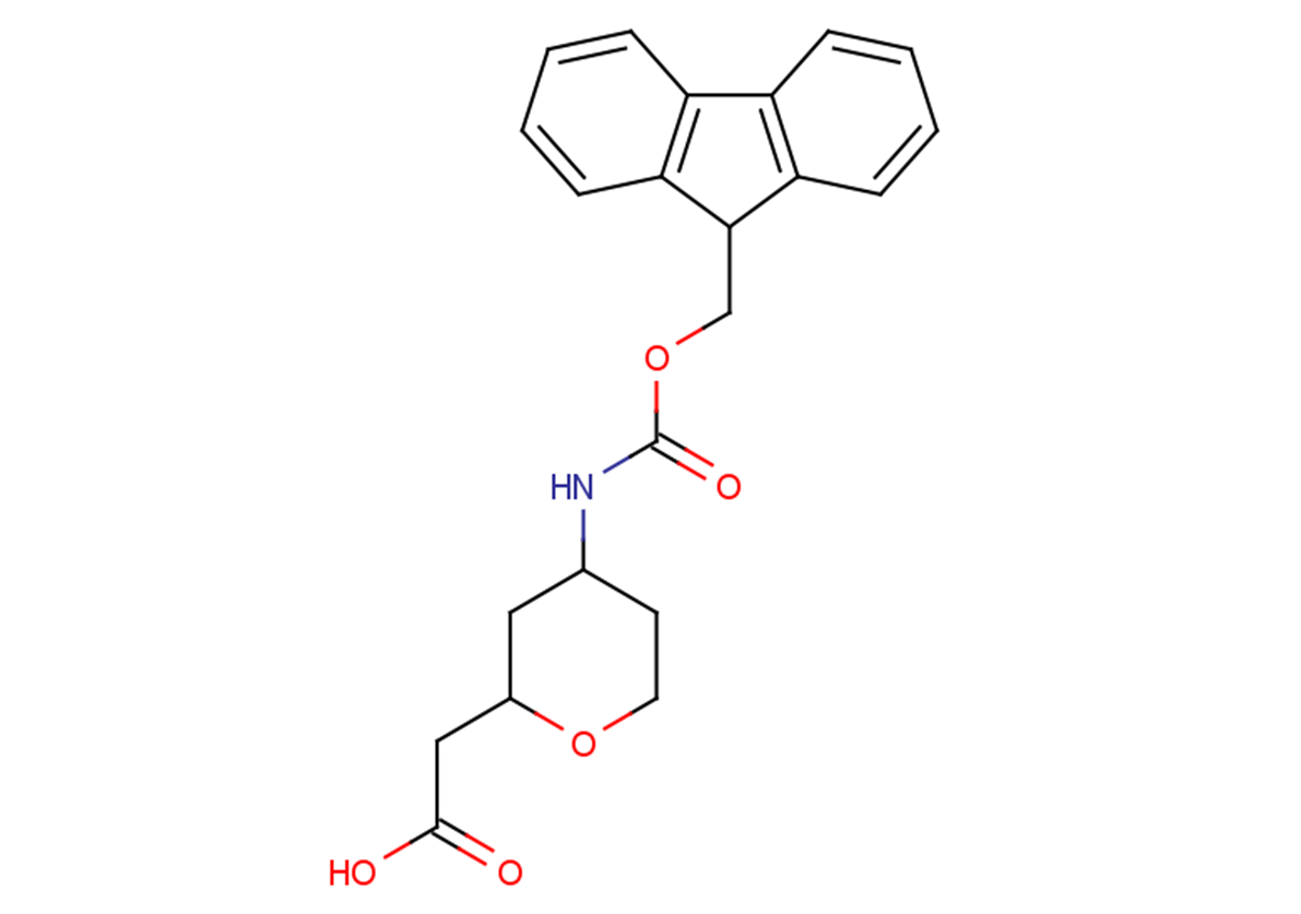 2-(4-{[(9H-fluoren-9-ylmethoxy)carbonyl]amino}oxan-2-yl)acetic acid