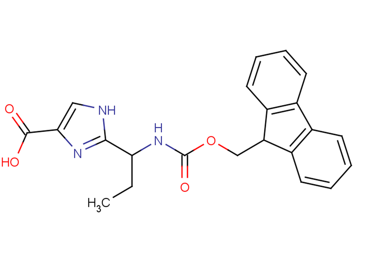 2-(1-{[(9H-fluoren-9-ylmethoxy)carbonyl]amino}propyl)-1H-imidazole-4-carboxylic acid