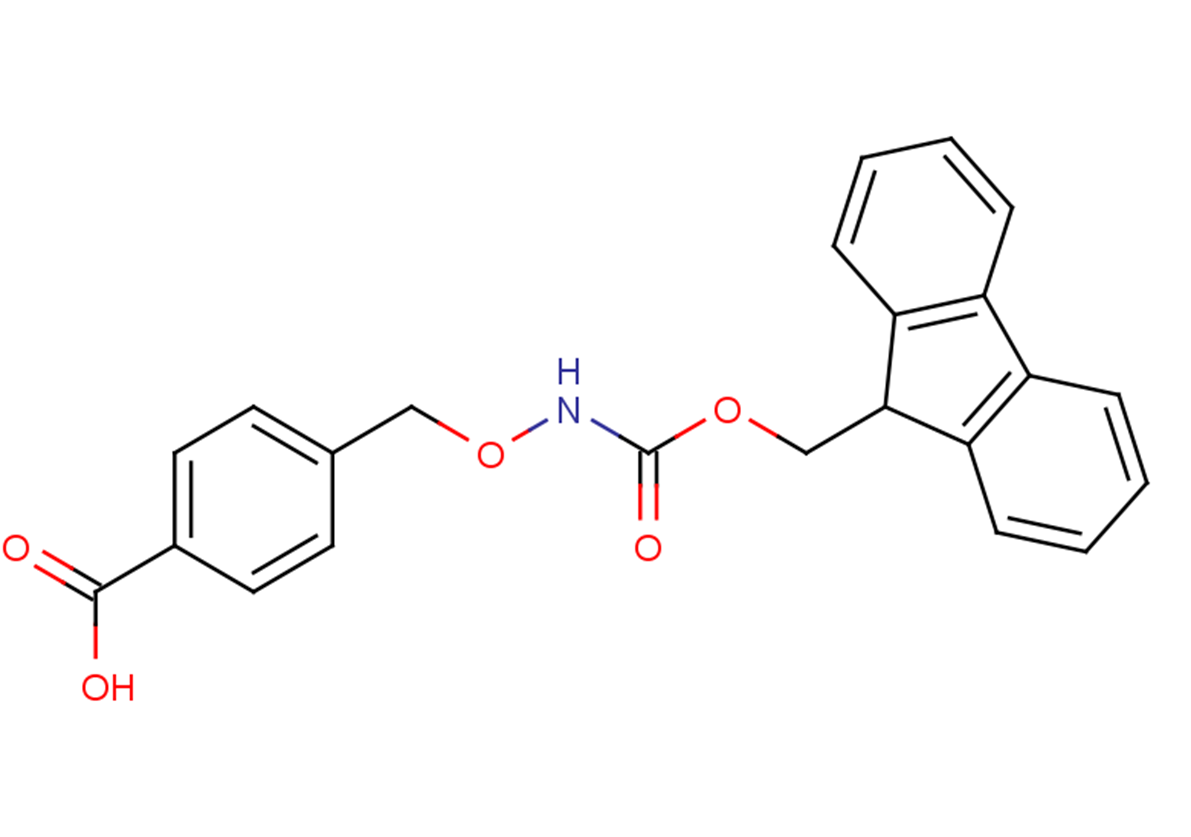 4-[({[(9H-fluoren-9-ylmethoxy)carbonyl]amino}oxy)methyl]benzoic acid