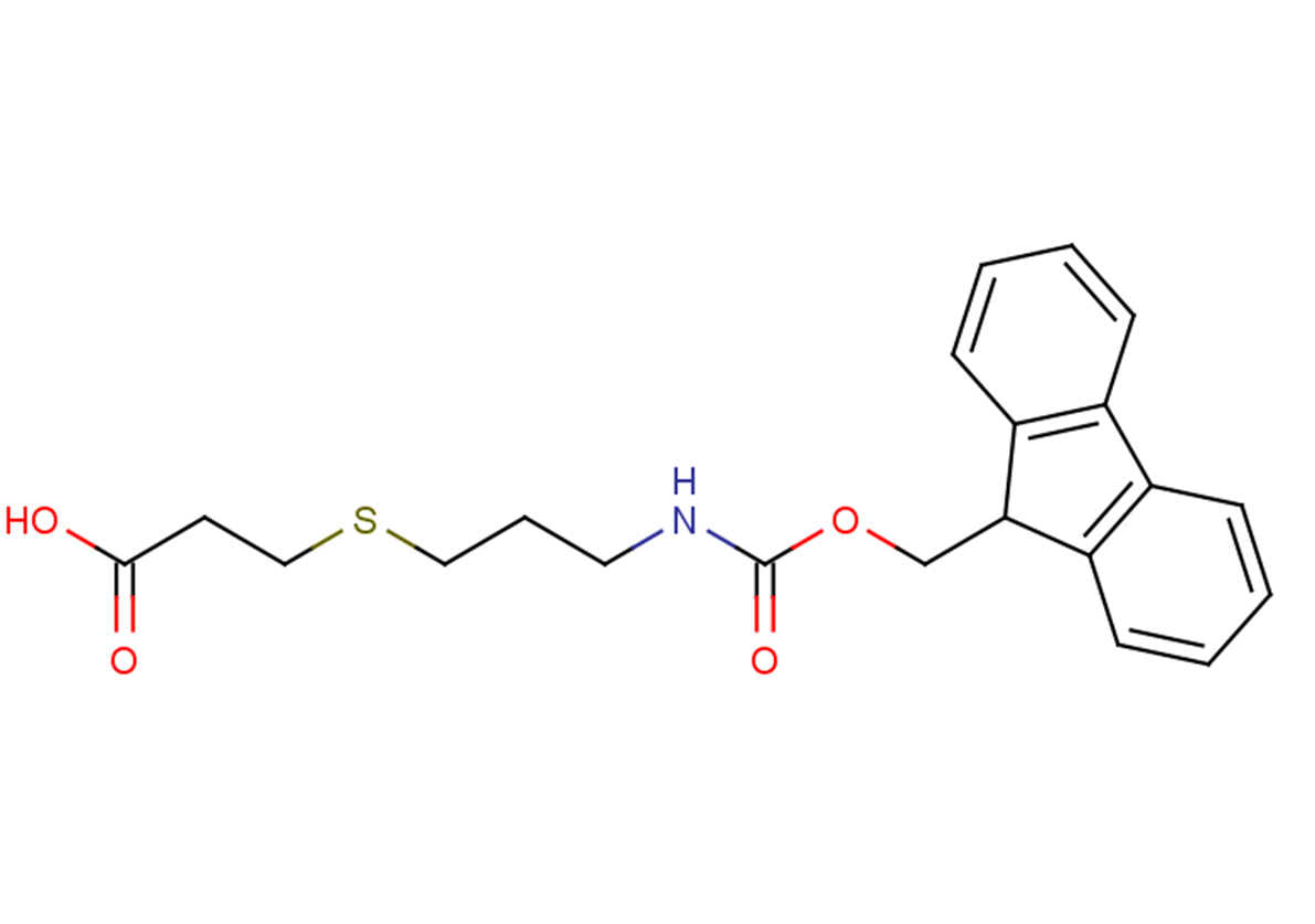 3-[(3-{[(9H-fluoren-9-ylmethoxy)carbonyl]amino}propyl)sulfanyl]propanoic acid