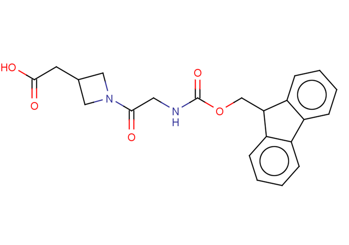 2-[1-(2-{[(9H-fluoren-9-ylmethoxy)carbonyl]amino}acetyl)azetidin-3-yl]acetic acid