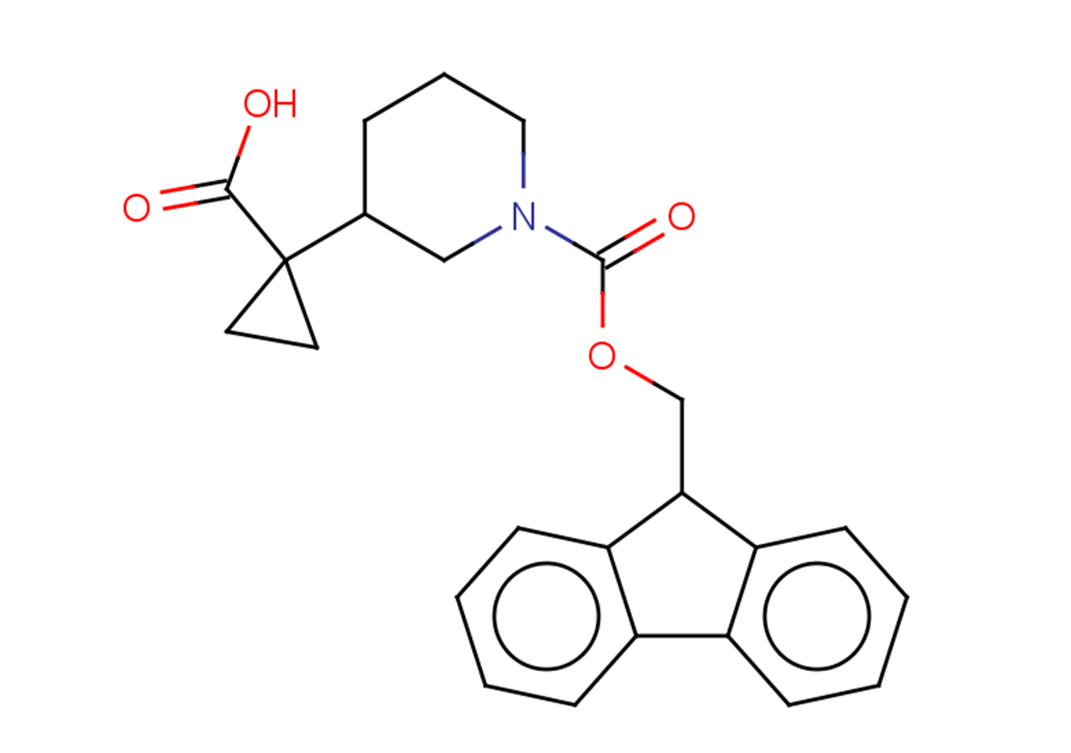1-{1-[(9H-fluoren-9-ylmethoxy)carbonyl]piperidin-3-yl}cyclopropane-1-carboxylic acid