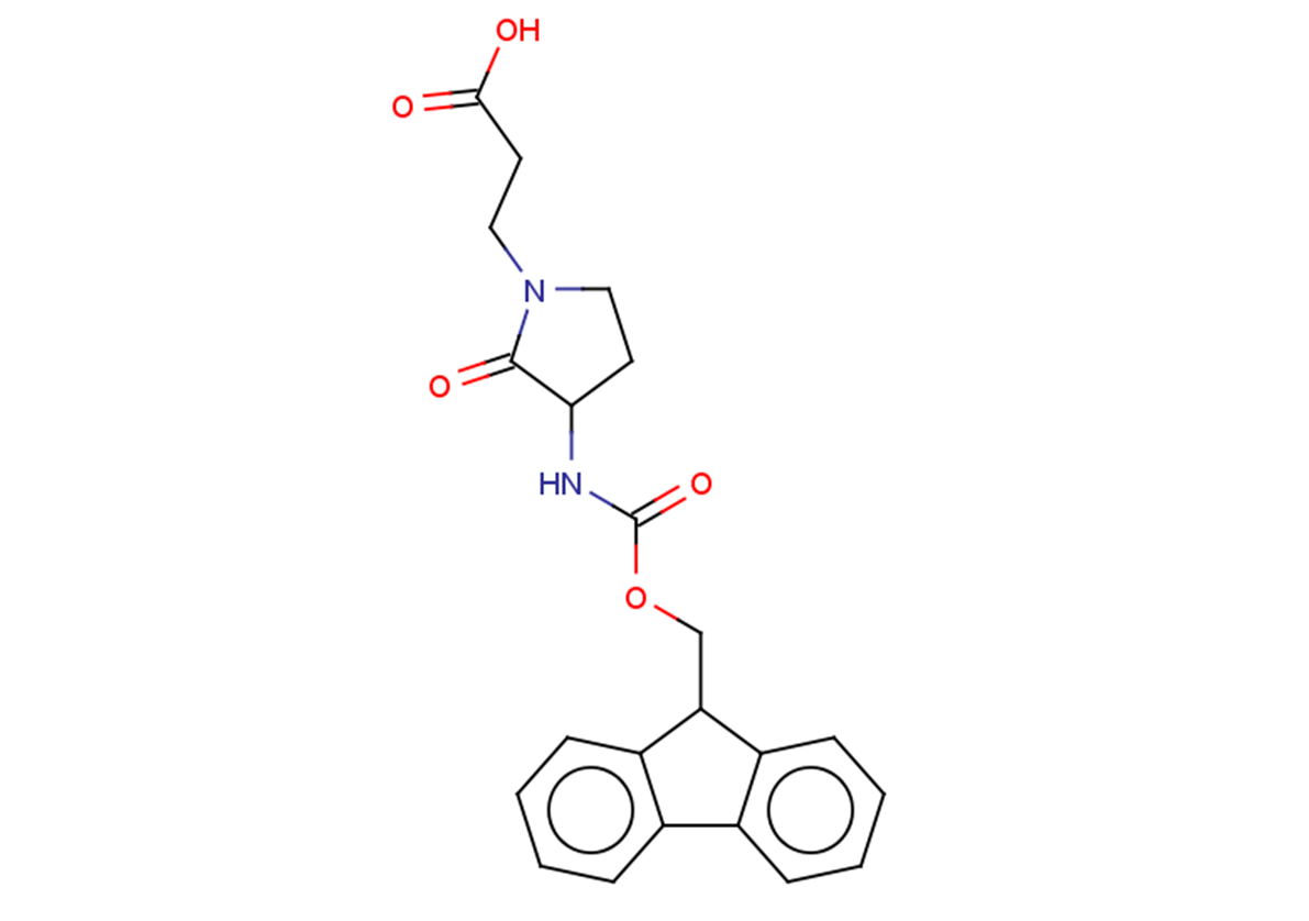 3-(3-{[(9H-fluoren-9-ylmethoxy)carbonyl]amino}-2-oxopyrrolidin-1-yl)propanoic acid