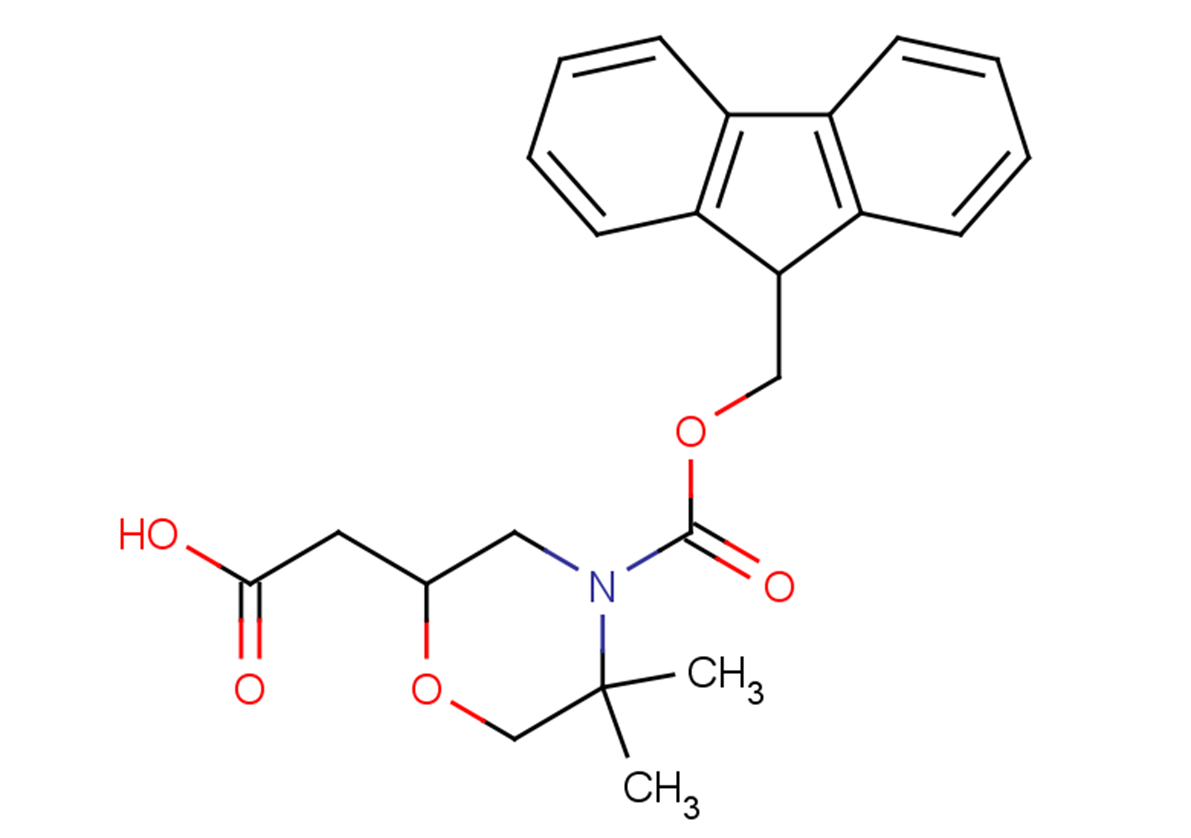 2-{4-[(9H-fluoren-9-ylmethoxy)carbonyl]-5,5-dimethylmorpholin-2-yl}acetic acid