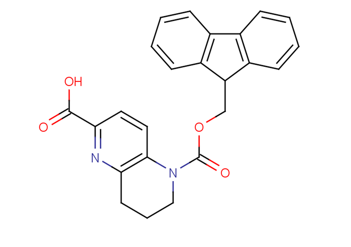 5-[(9H-fluoren-9-ylmethoxy)carbonyl]-5,6,7,8-tetrahydro-1,5-naphthyridine-2-carboxylic acid