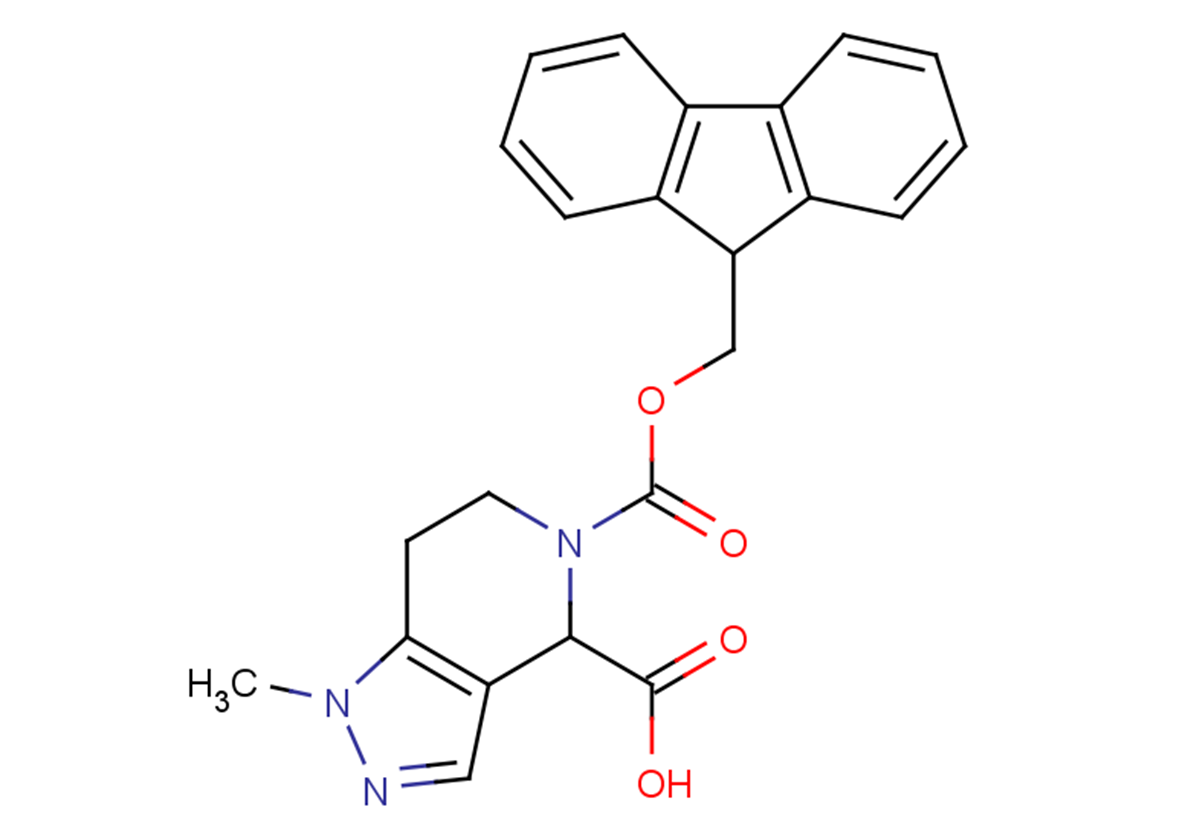 5-[(9H-fluoren-9-ylmethoxy)carbonyl]-1-methyl-1H,4H,5H,6H,7H-pyrazolo[4,3-c]pyridine-4-carboxylic acid