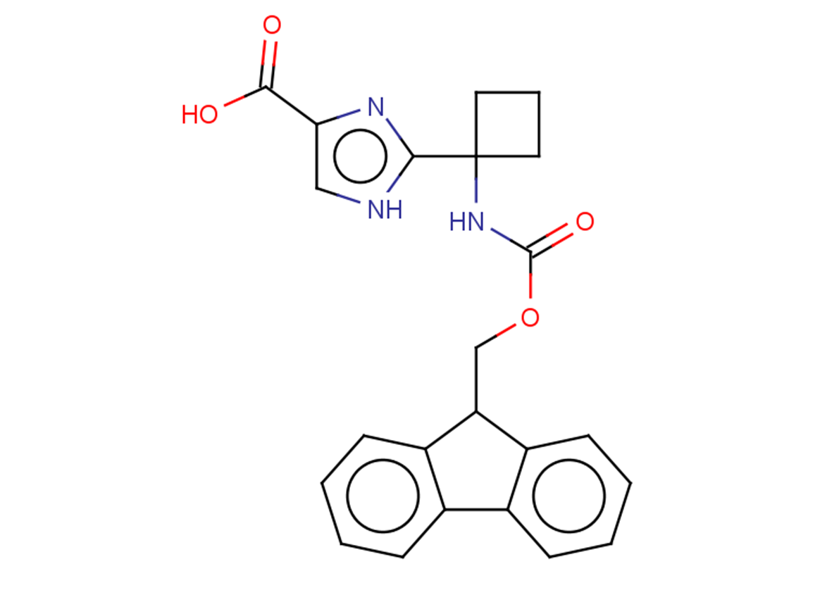 2-(1-{[(9H-fluoren-9-ylmethoxy)carbonyl]amino}cyclobutyl)-1H-imidazole-4-carboxylic acid