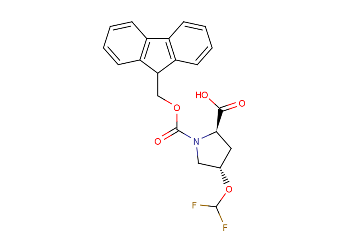 (2R,4S)-4-(difluoromethoxy)-1-[(9H-fluoren-9-ylmethoxy)carbonyl]pyrrolidine-2-carboxylic acid